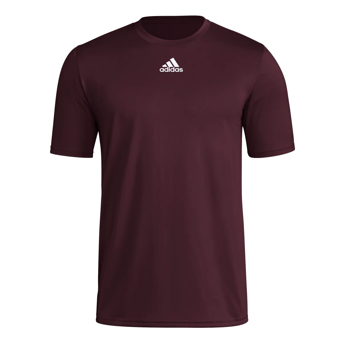 adidas Men's Short Sleeve Pregame Badge of Sport T-Shirt Tall Mens Apparel Shirts & Tops