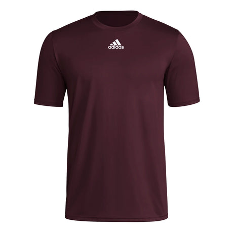 adidas Men's Short Sleeve Pregame Badge of Sport T-Shirt Tall Mens Apparel Shirts & Tops