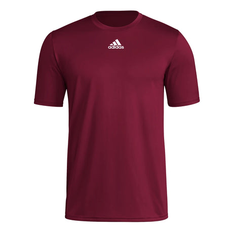 adidas Men's Short Sleeve Pregame Badge of Sport T-Shirt Tall Mens Apparel Shirts & Tops