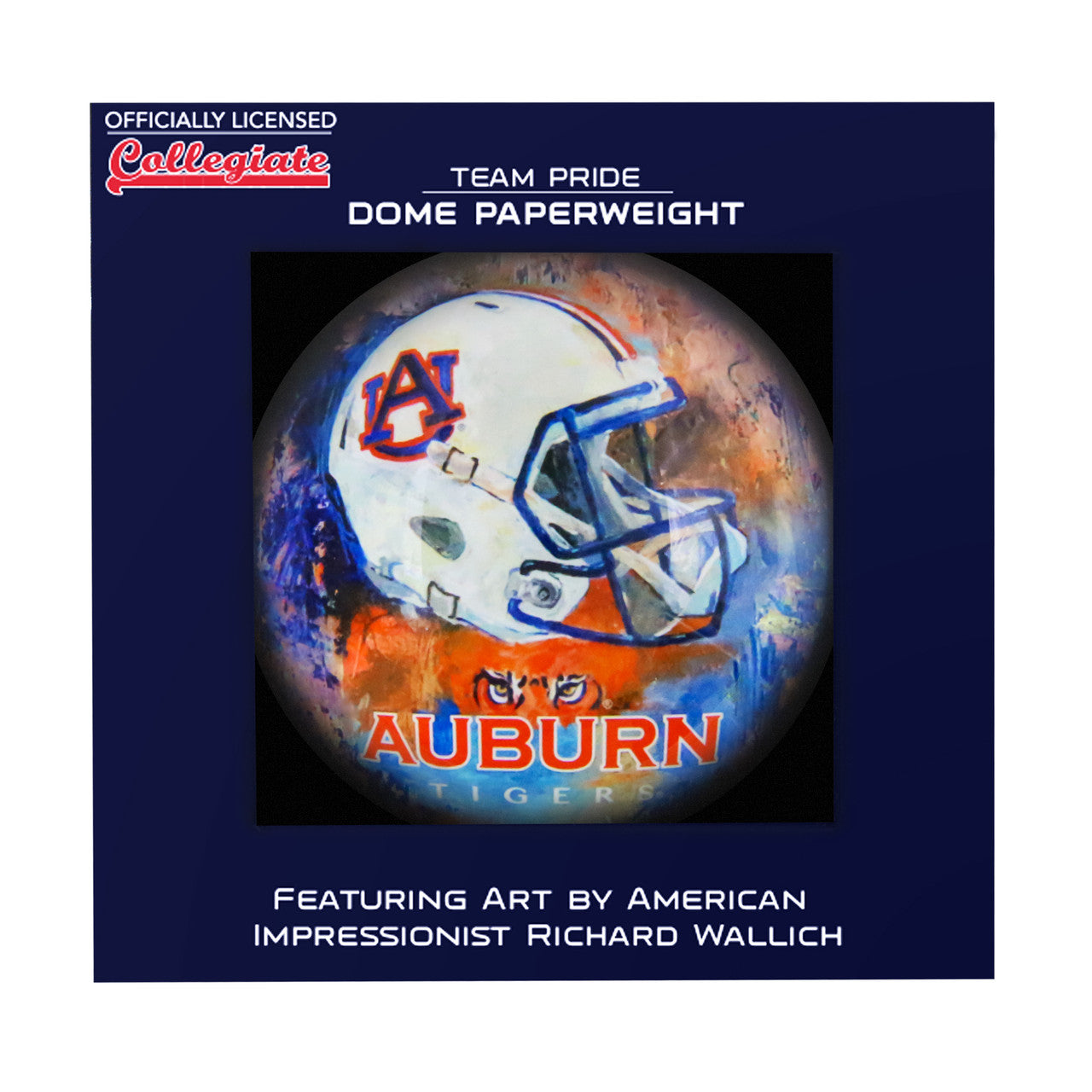 Sporticulture Auburn Tigers Domed Paperweight Fan Gear NCAA Auburn Tigers