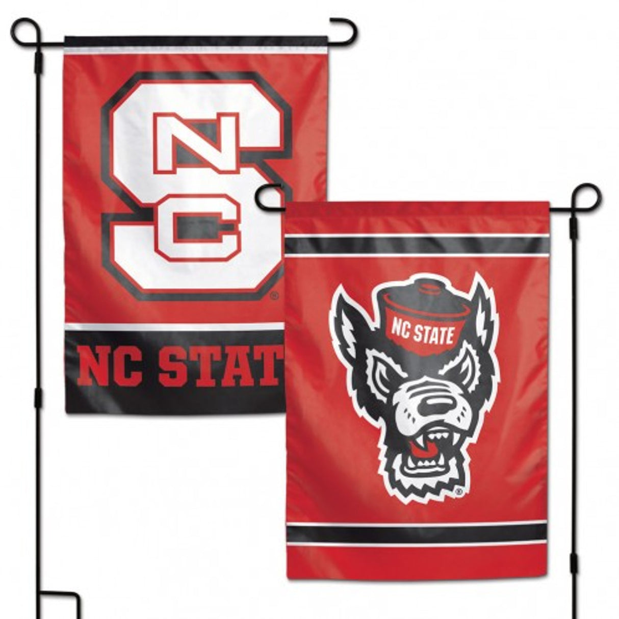 Wincraft North Carolina State Wolfpack 2 Sided Garden Style Flag 12x18 Fan Gear NCAA North Carolina State Wolfpack