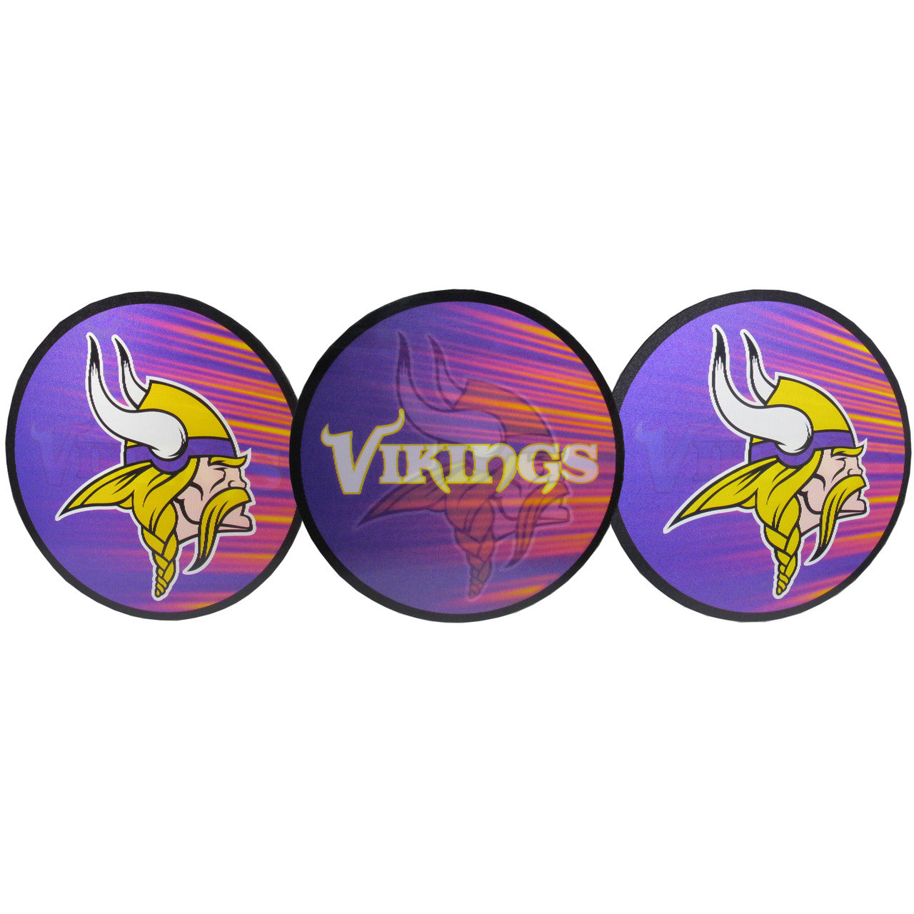 Siskiyou Minnesota Vikings Lenticular Decal Fan Gear NFL Minnesota Vikings