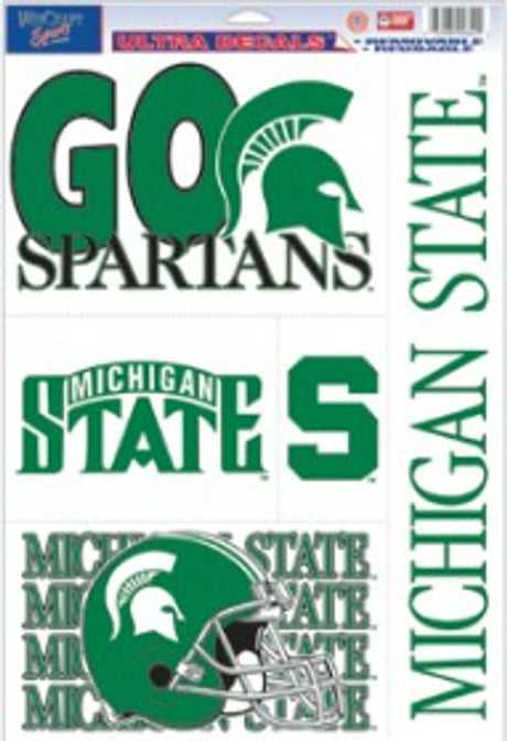 Wincraft Michigan State Spartans Ultra Decal 11x17 Fan Gear NCAA Michigan State Spartans