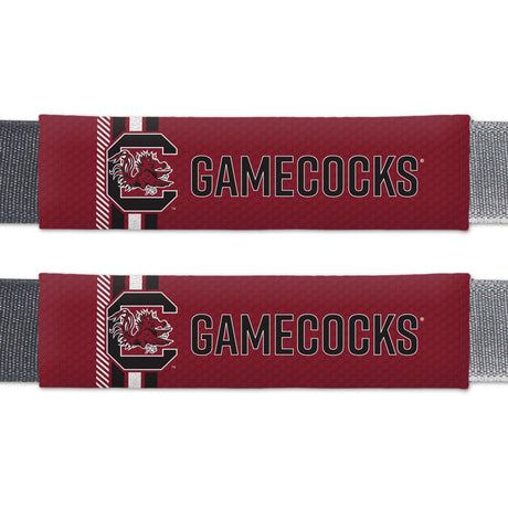 Fremont Die South Carolina Gamecocks Rally Design Seat Belt Pads Fan Gear NCAA South Carolina Gamecocks