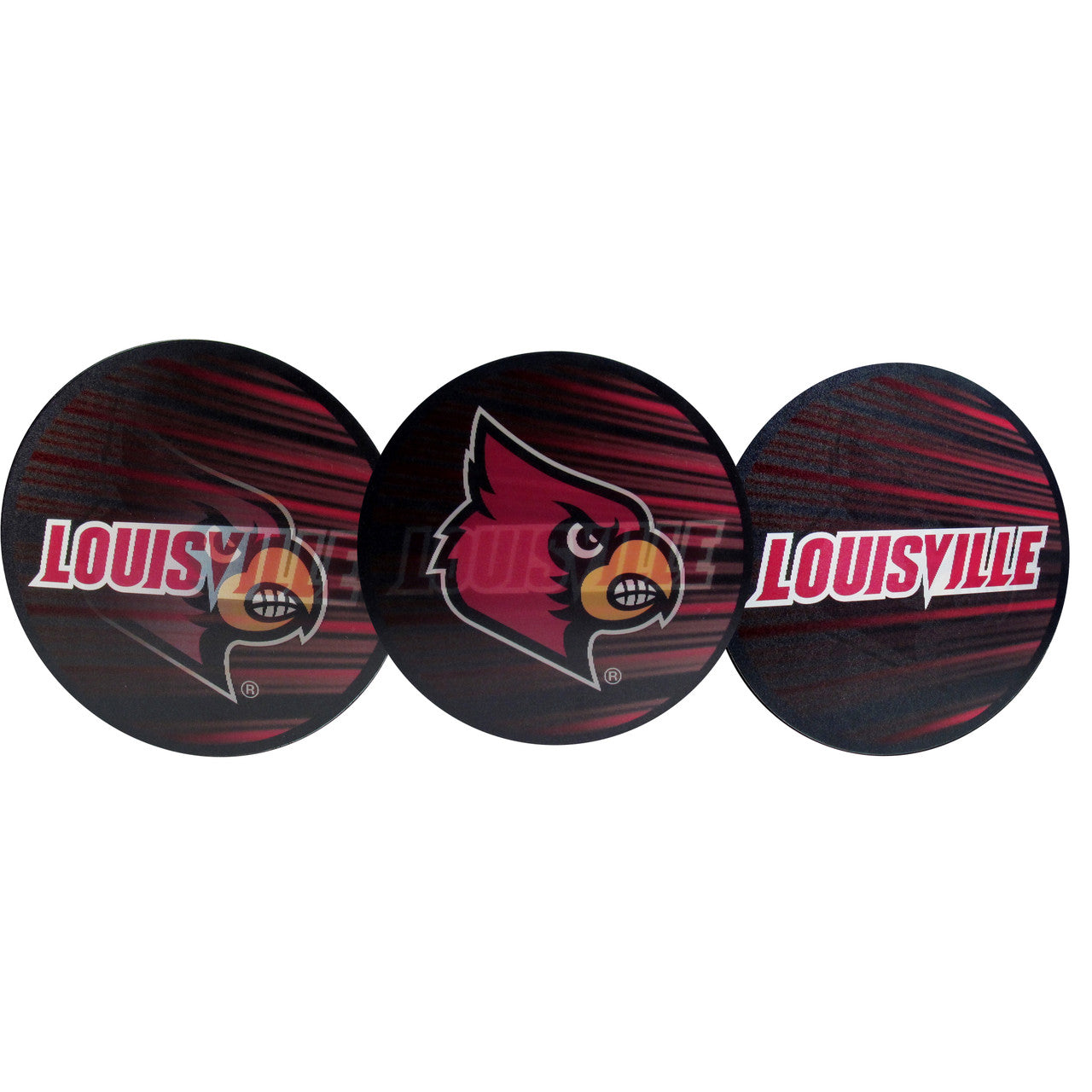 Siskiyou Louisville Cardinals Lenticular Decal Fan Gear NCAA Louisville Cardinals
