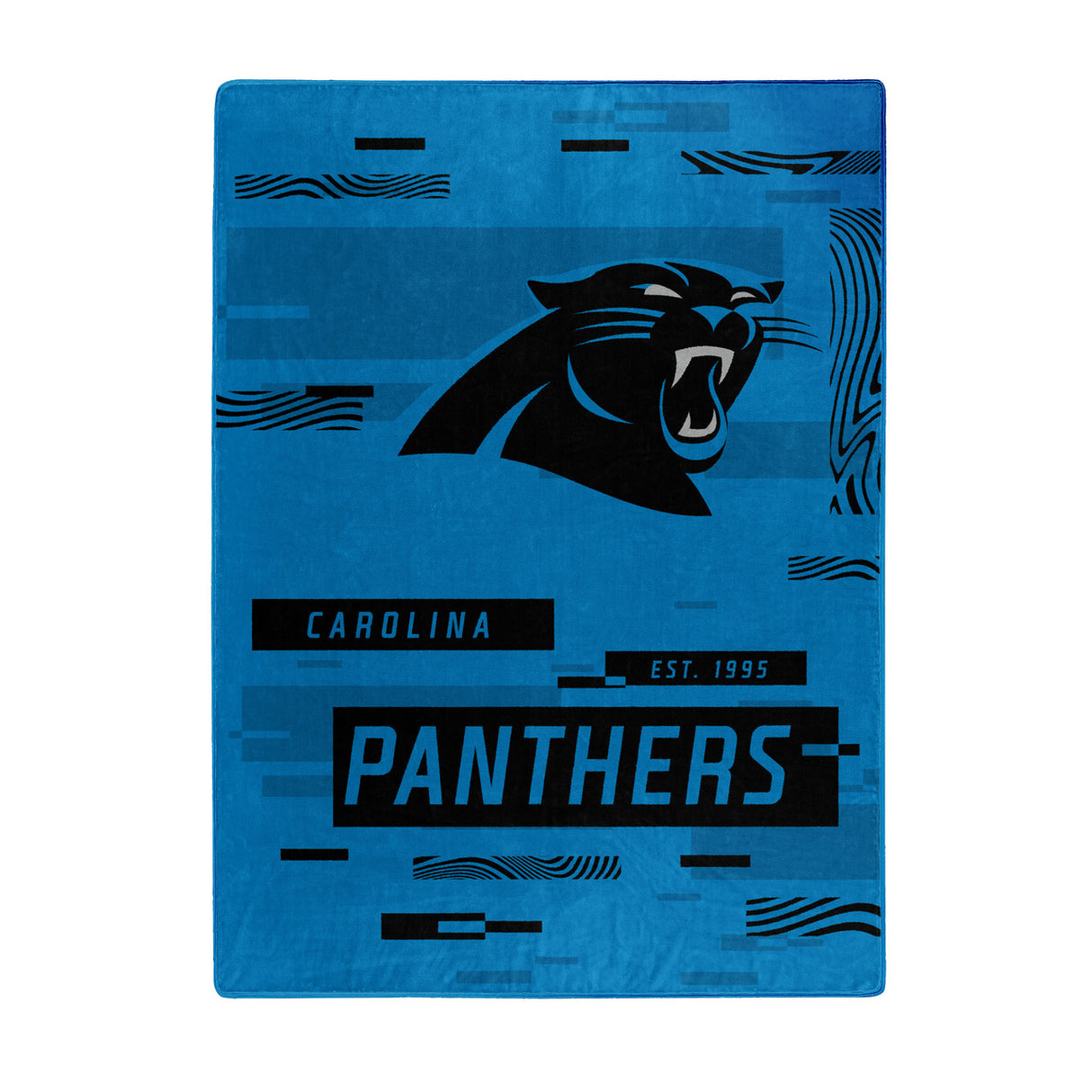 Northwest Company Carolina Raschel Digitize Design Panthers Blanket 60x80 Fan Gear NFL Carolina Panthers