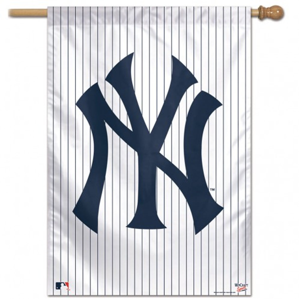 Wincraft New York Yankees Vertical Pinstripes Banner 28x40 Fan Gear MLB New York Yankees