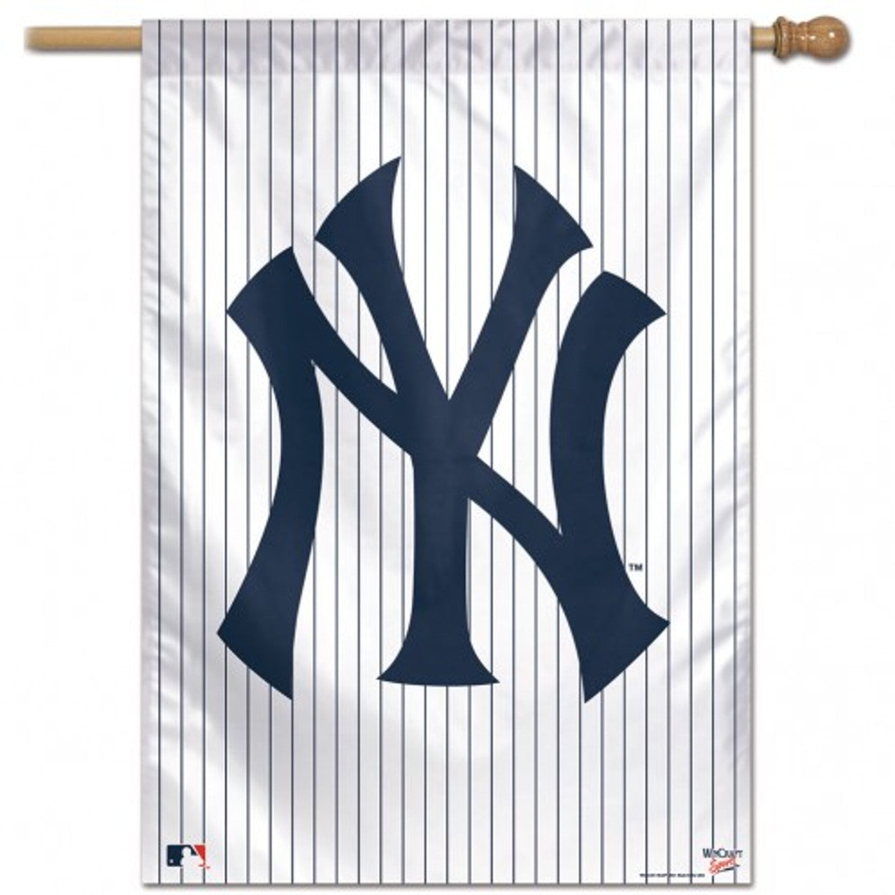 Wincraft New York Yankees Vertical Pinstripes Banner 28x40 Fan Gear MLB New York Yankees