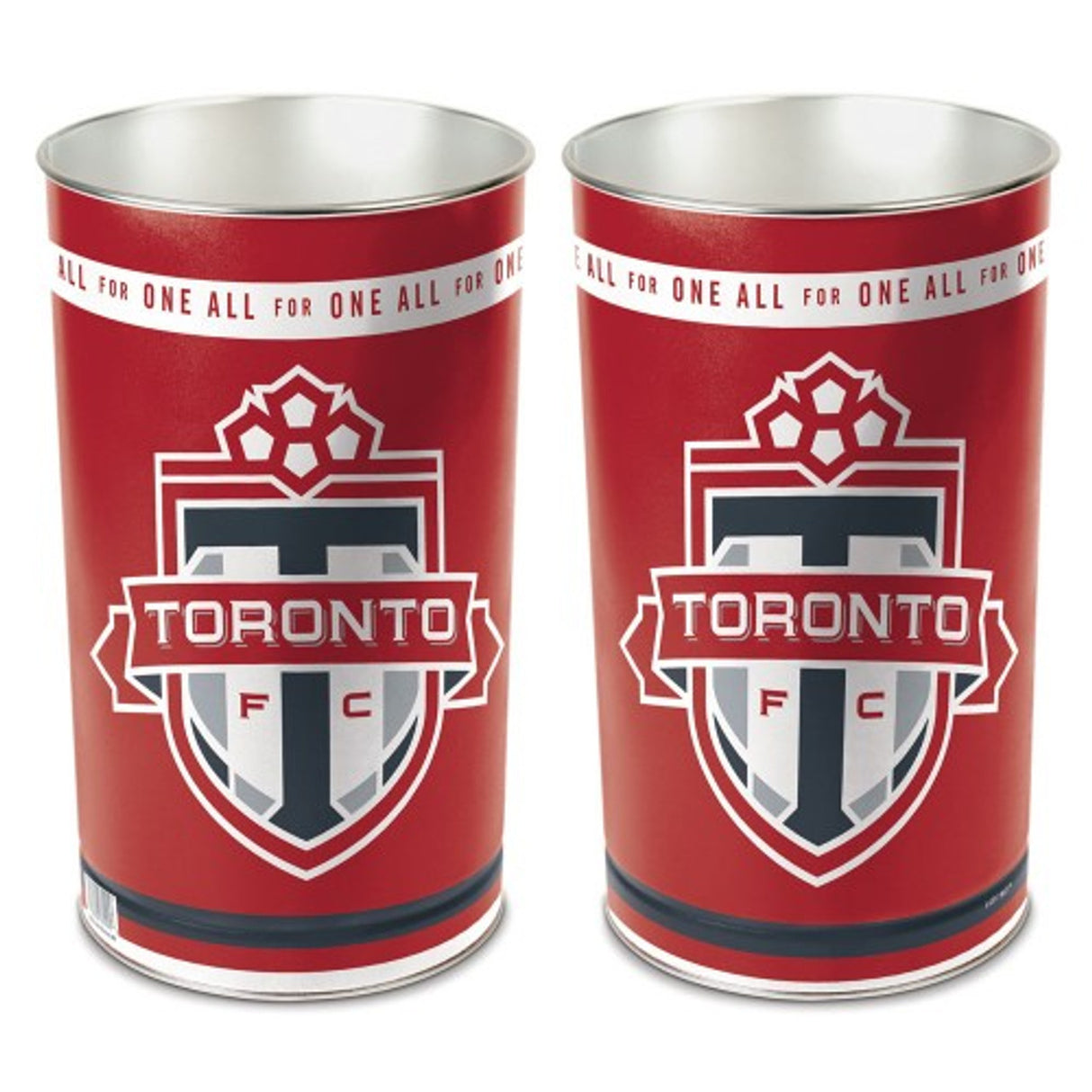 Wincraft Toronto FC 15 Inch Wastebasket - Special Order Fan Gear MLS Toronto FC