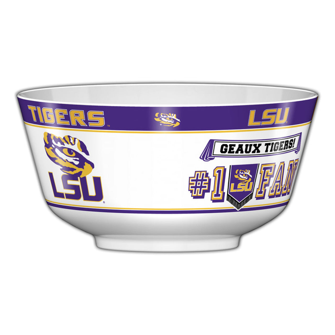 Fremont Die LSU Tigers All JV Party Bowl Fan Gear NCAA LSU Tigers