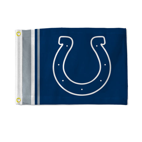 Rico Industries Indianapolis Colts Striped Utility Flag 12x17 Fan Gear NFL Indianapolis Colts