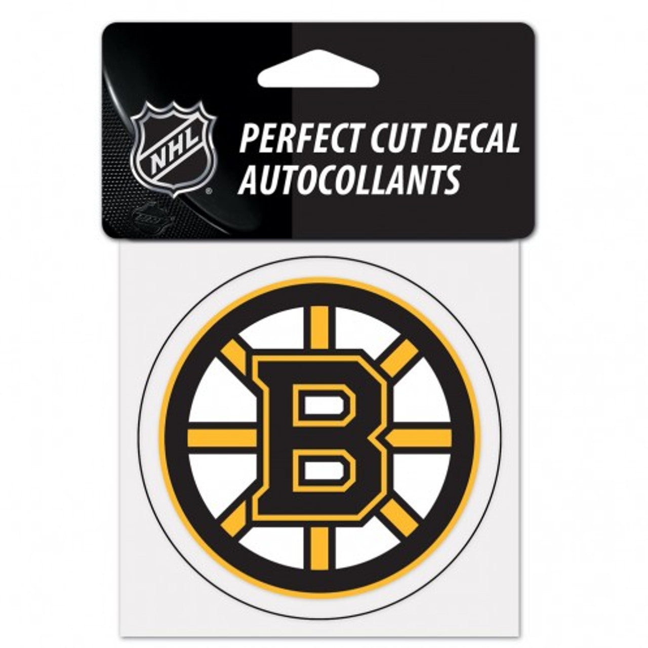 Wincraft Boston Bruins Color Perfect Cut Decal 4x4 Fan Gear NHL Boston Bruins