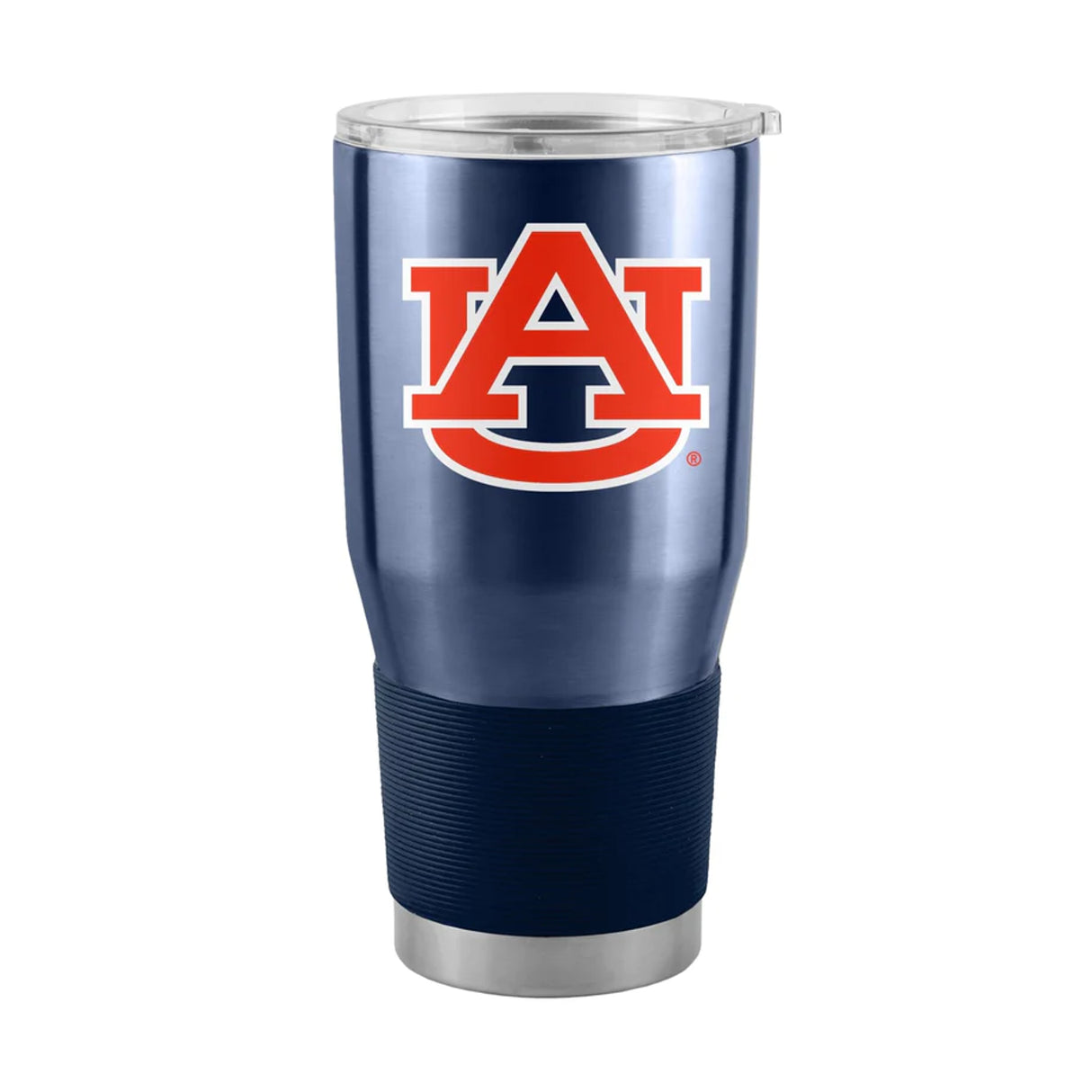 Logo Brands Auburn Tigers 30oz Stainless Steel Travel Tumbler Fan Gear NCAA Auburn Tigers