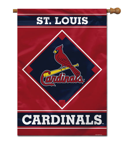 Fremont Die St. Louis Cardinals 1-Sided House Flag 28x40 Fan Gear MLB St. Louis Cardinals