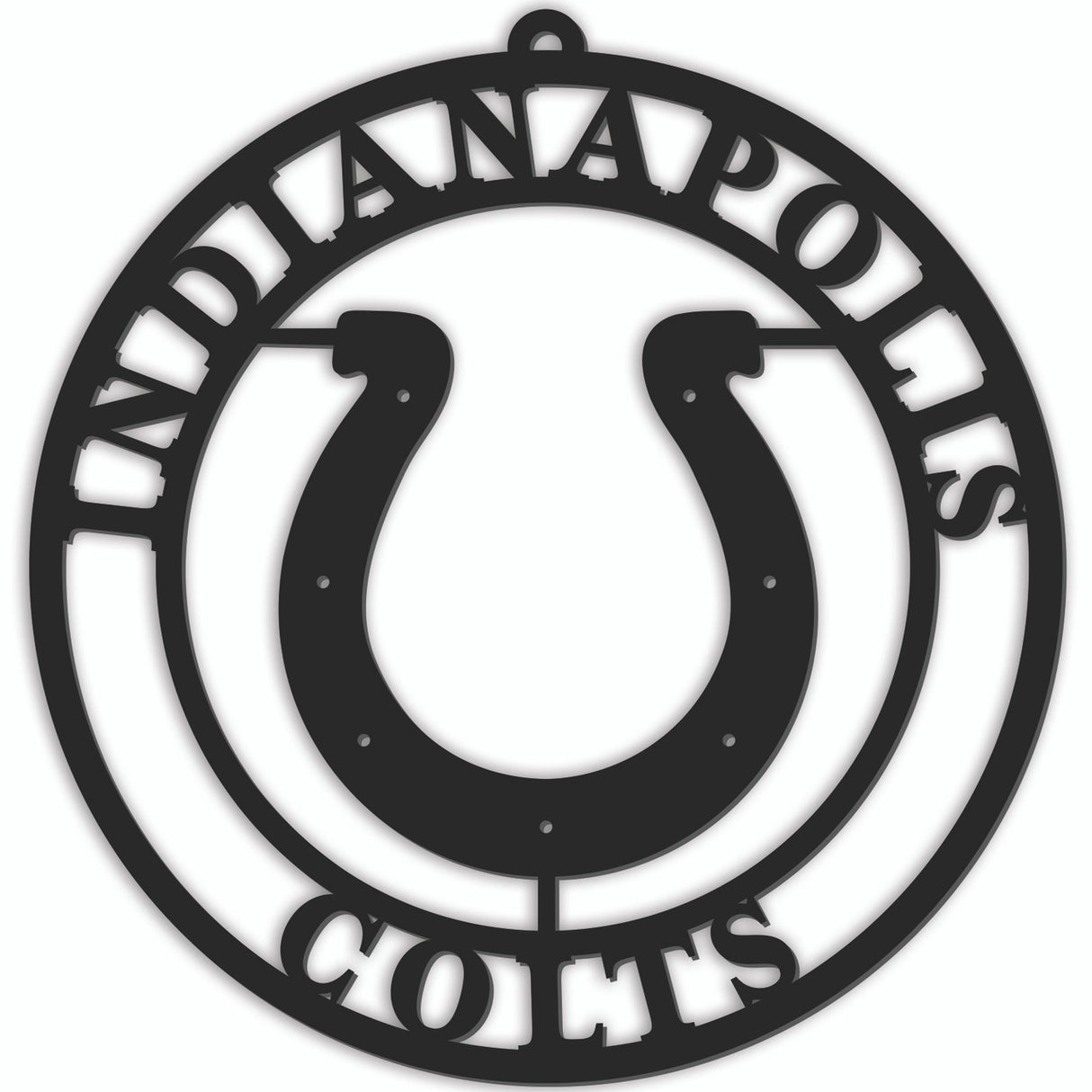 Fan Creations Indianapolis Colts 16 Inch Door Sign Hanger Fan Gear NFL Indianapolis Colts