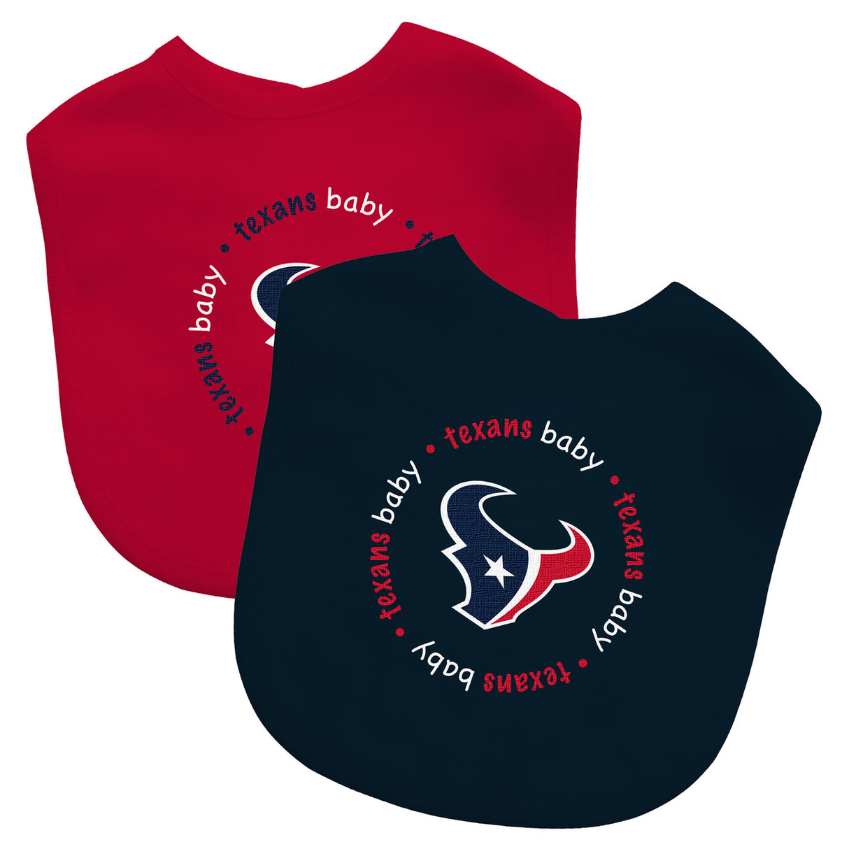 Masterpieces Puzzle Company Houston Texans 2 Pack Baby Bib Fan Gear NFL Houston Texans