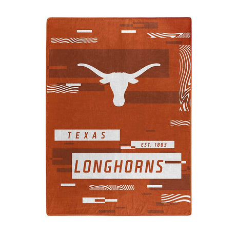 Northwest Company Texas Longhorns Raschel Digitize Design Blanket 60x80 Fan Gear NCAA Texas Longhorns
