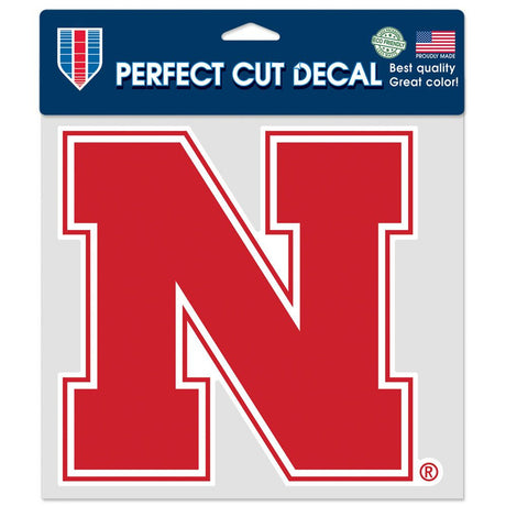 Wincraft Nebraska Cornhuskers Color Die Cut Decal 8x8 Fan Gear NCAA Nebraska Cornhuskers