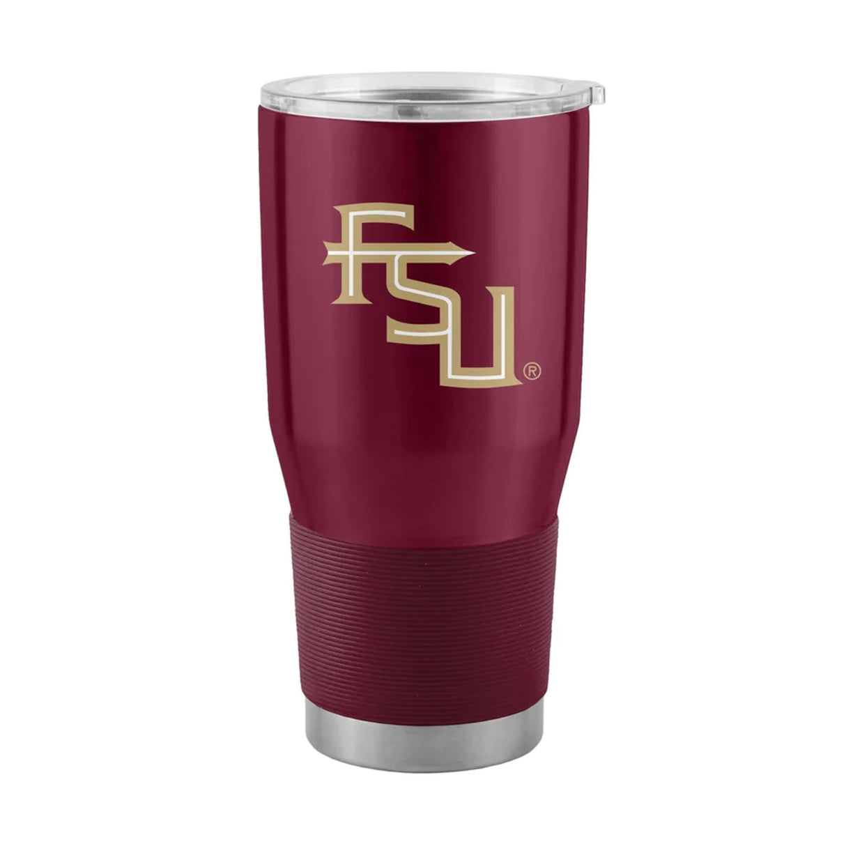 Logo Brands Florida State Seminoles 30oz Stainless Steel Travel Tumbler Fan Gear NCAA Florida State Seminoles