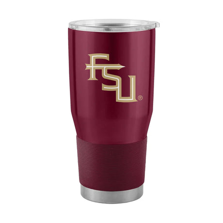 Logo Brands Florida State Seminoles 30oz Stainless Steel Travel Tumbler Fan Gear NCAA Florida State Seminoles