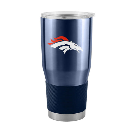 Logo Brands Denver Broncos 30oz Stainless Steel Travel Tumbler Fan Gear NFL Denver Broncos