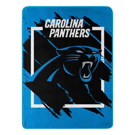 Northwest Company Carolina Panthers Micro Raschel Dimensional Design Blanket 46x60 Fan Gear NFL Carolina Panthers