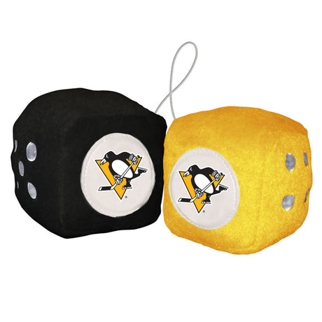 Fremont Die Pittsburgh Penguins Fuzzy Dice Fan Gear NHL Pittsburgh Penguins