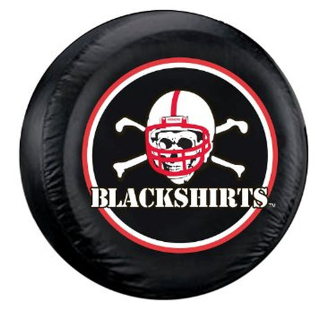 Fremont Die Nebraska Cornhuskers Large Size Blackshirts Logo Design Tire Cover Fan Gear NCAA Nebraska Cornhuskers