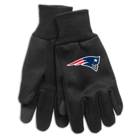 Wincraft New England Patriots Technology Style Adult Size Gloves Fan Gear NFL New England Patriots
