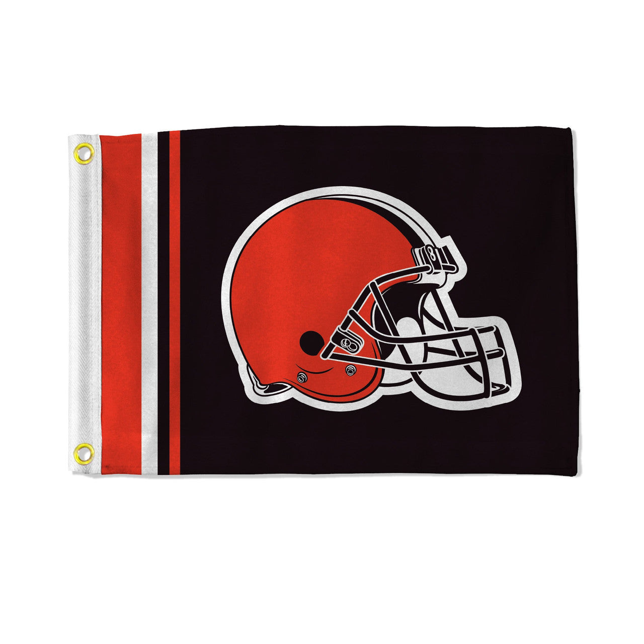 Rico Industries Cleveland Browns Striped Utility Flag 12x17 Fan Gear NFL Cleveland Browns