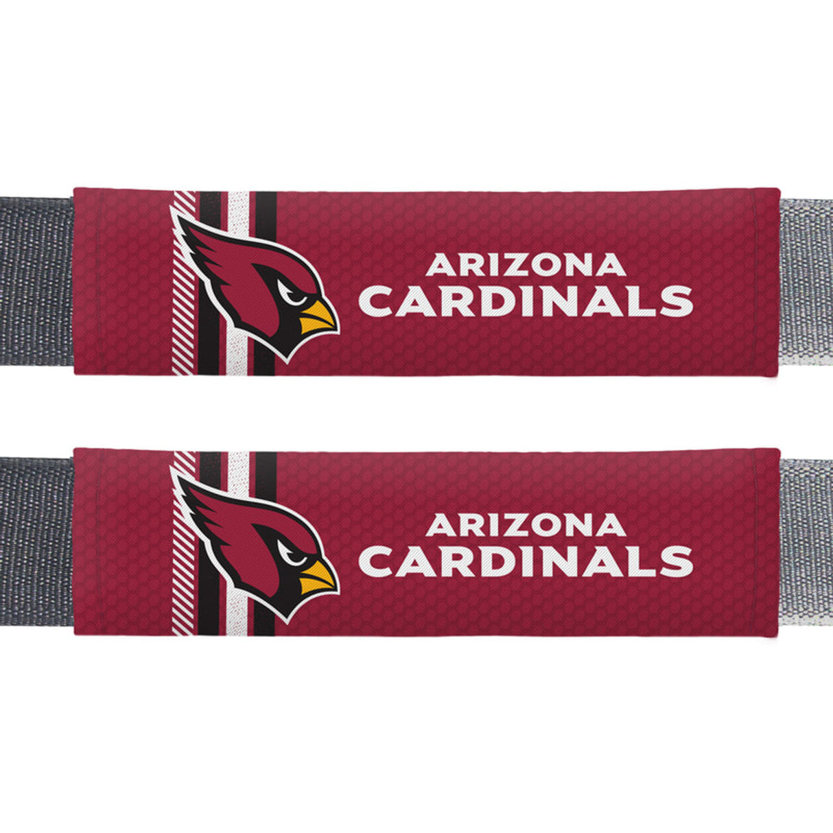 Fremont Die Arizona Cardinals Rally Design Seat Belt Pads Fan Gear NFL Arizona Cardinals