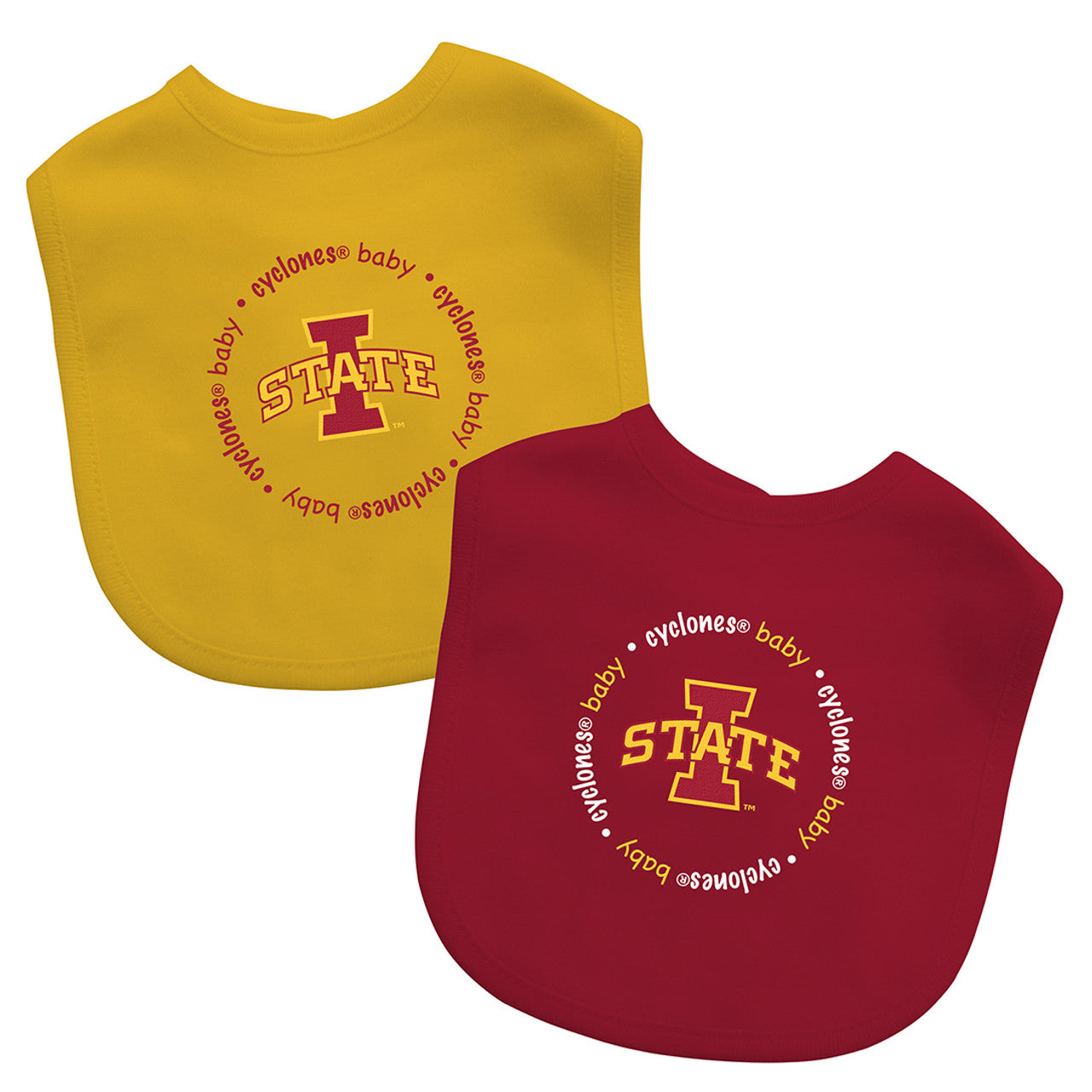 Masterpieces Puzzle Company Iowa State Cyclones 2 Pack Baby Bib Fan Gear NFL Iowa State Cyclones