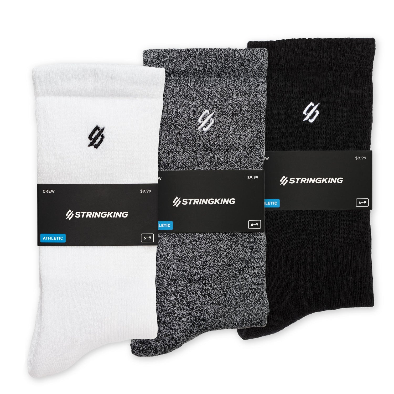 StringKing Athletic Crew Socks Unisex Accessories Socks