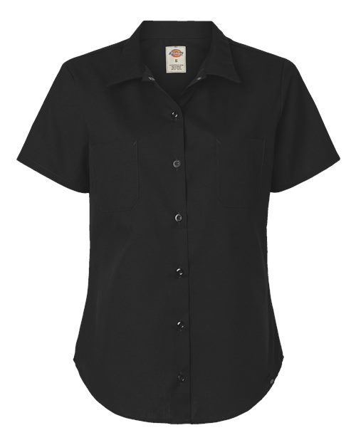 Dickies Women's Industrial Short Sleeve Work Shirt Corporate Apparel Shirts & Tops