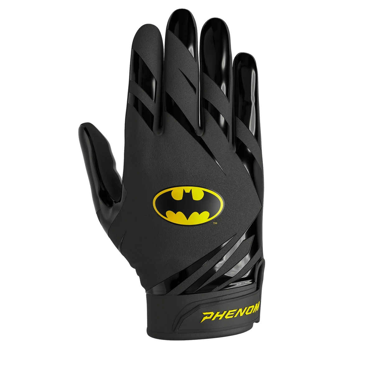 Phenom Elite Men's Batman VaporStick 5.0 Football Gloves Football Gloves Adult