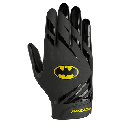 Phenom Elite Men's Batman VaporStick 5.0 Football Gloves Football Gloves Adult