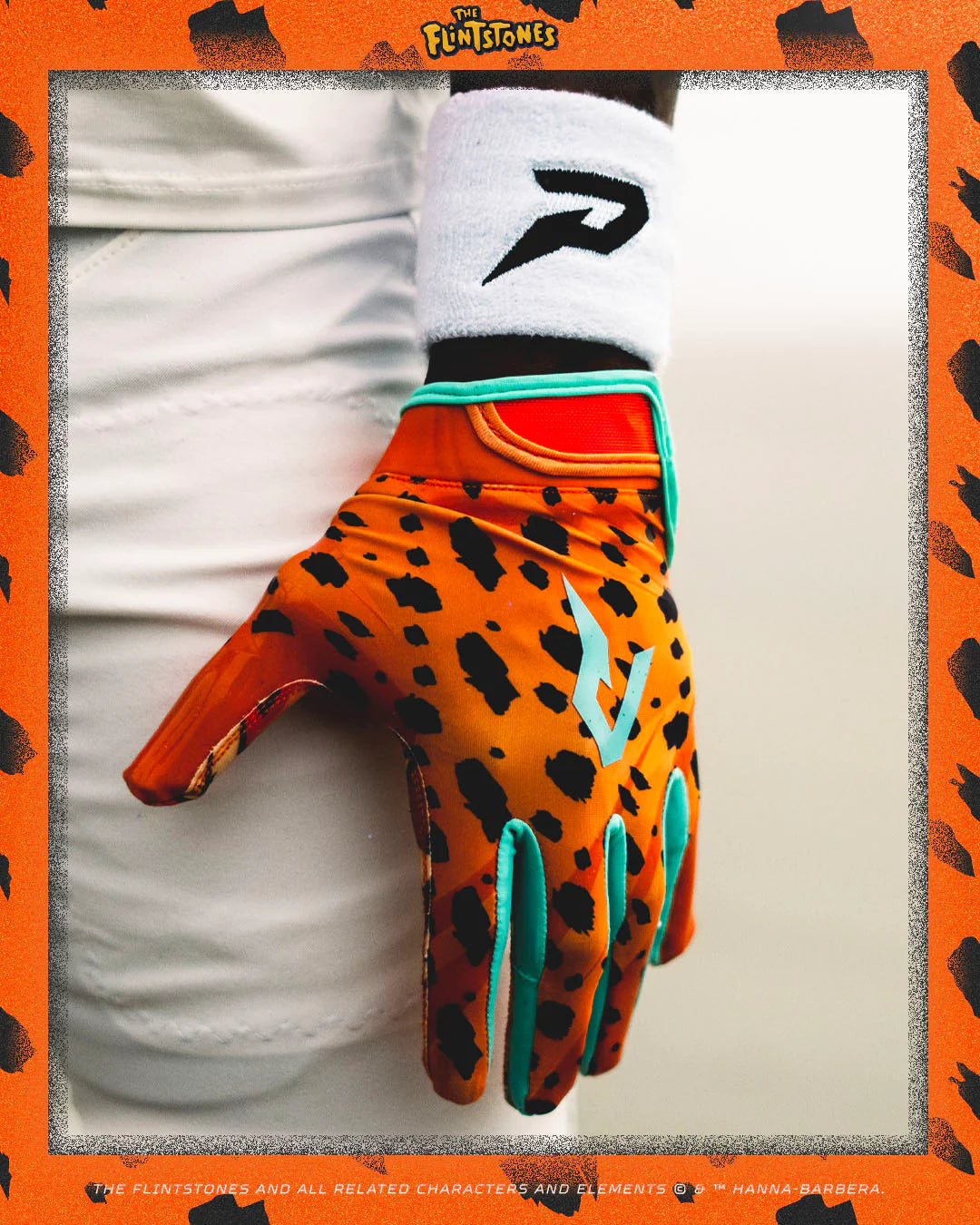 Phenom Elite Youth VPS5 Flintstones "Bedrock Blitz" Football Gloves Football Gloves Youth