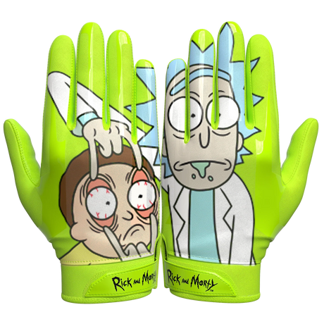 Phenom Elite Men's VPS1 Rick and Morty Football Gloves Football Gloves Adult