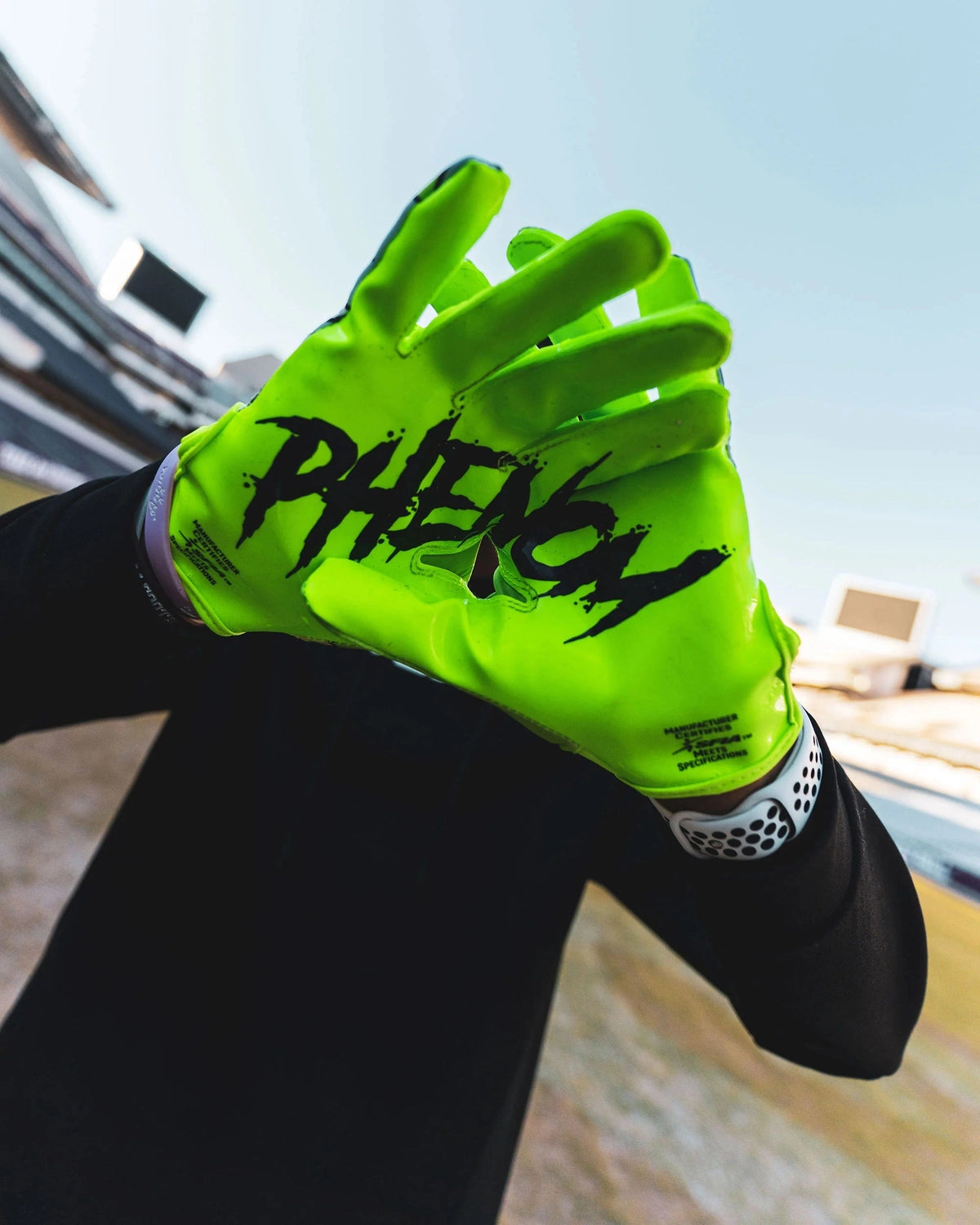 Phenom Elite Men's VPS1 Rick and Morty Football Gloves Football Gloves Adult
