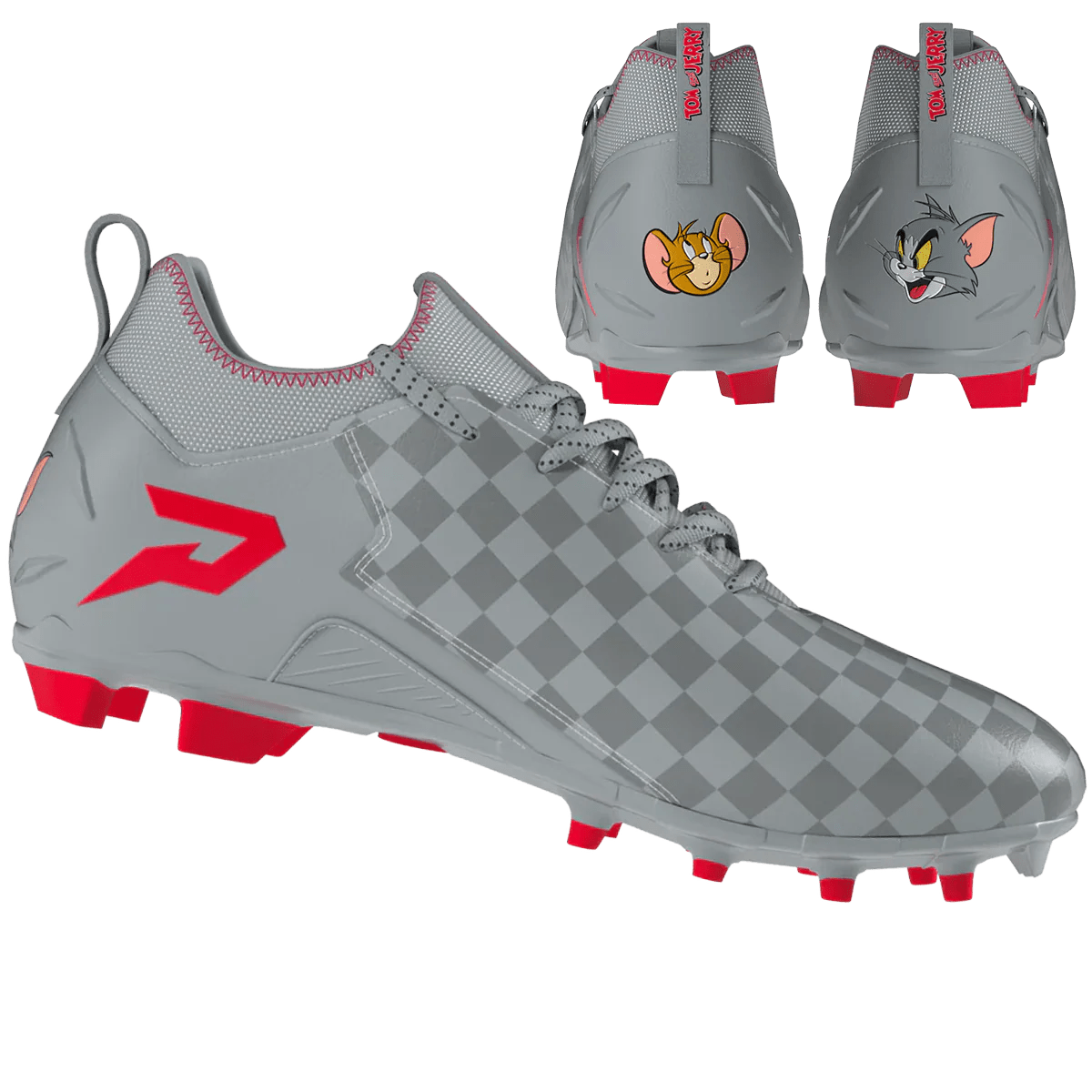 Phenom Elite Men's Tom and Jerry "Cheddar Chase" Quantum Speed Football Cleats Football Footwear Adult