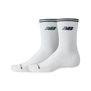 New Balance Running Stripe Midcalf Socks 2 Pack Unisex Accessories Socks