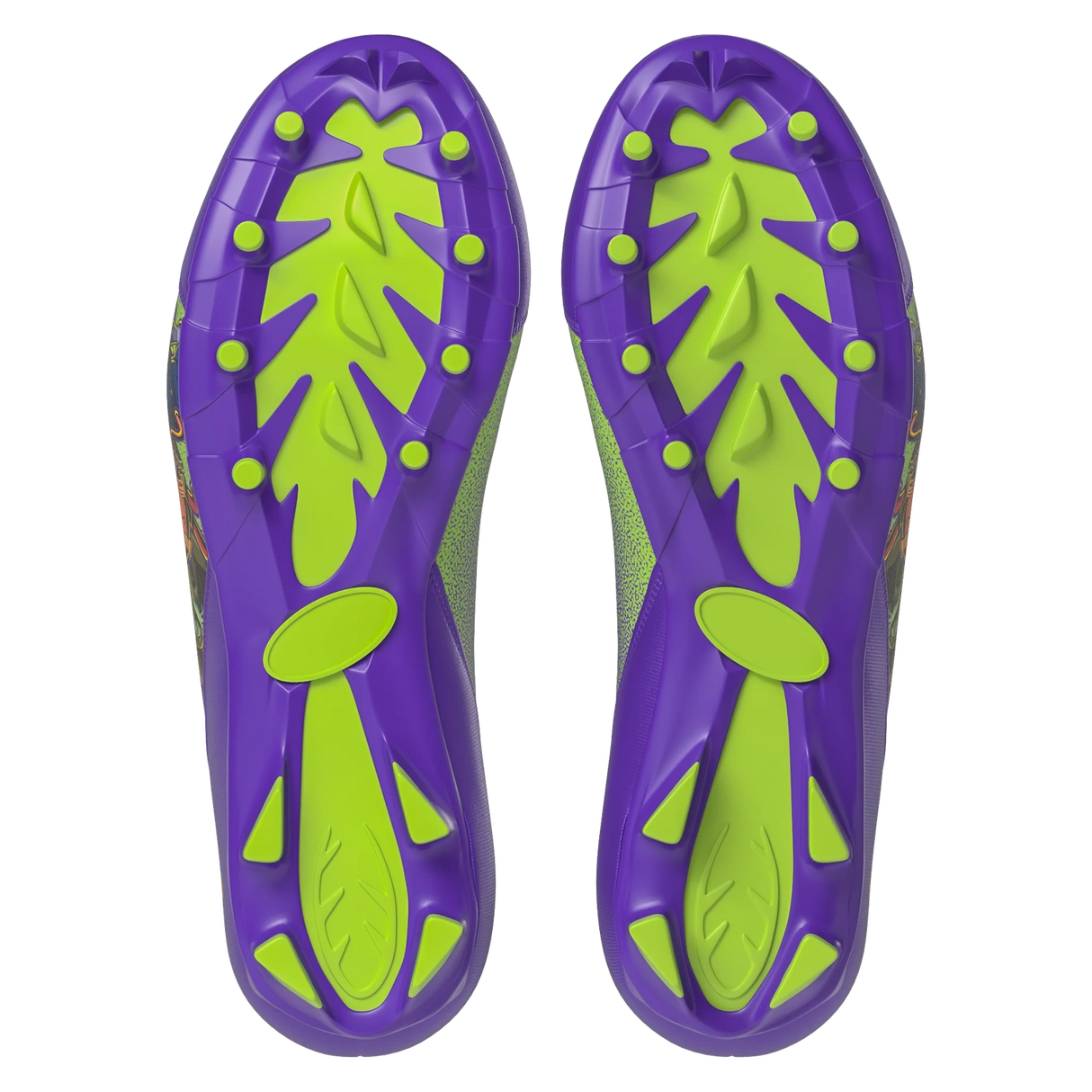Phenom Elite Men's Scooby-Doo 'Unmasked' Purple Velocity 3.0 Football Cleats Football Footwear Adult