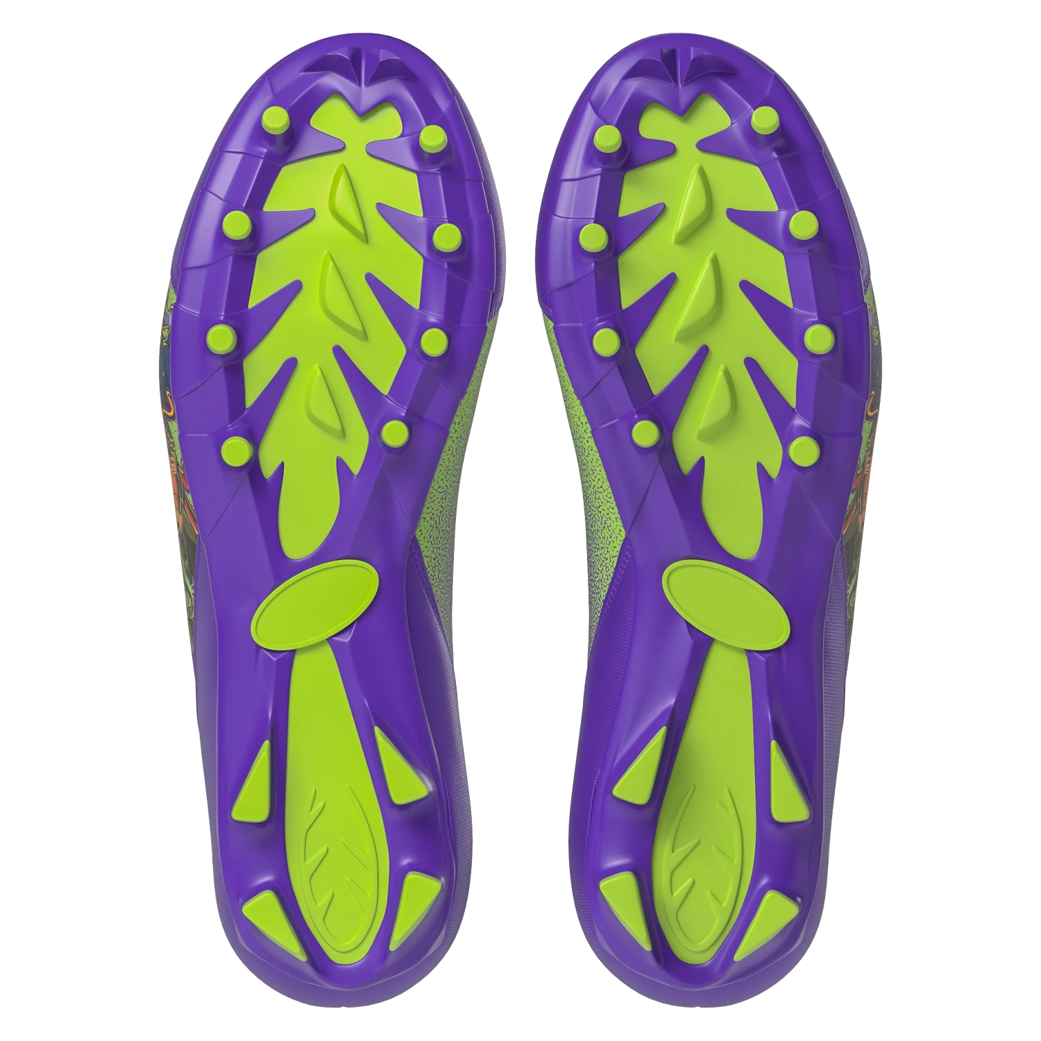 Phenom Elite Men's Scooby-Doo 'Unmasked' Purple Velocity 3.0 Football Cleats Football Footwear Adult