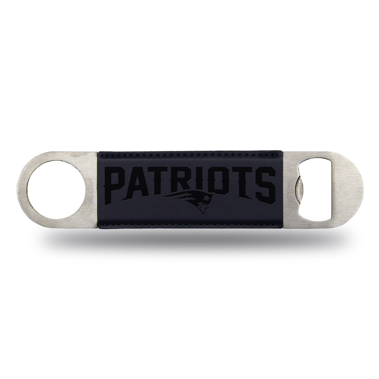 Rico Industries New England Patriots Laser Engraved Bar Blade Bottle Opener Fan Gear NFL New England Patriots