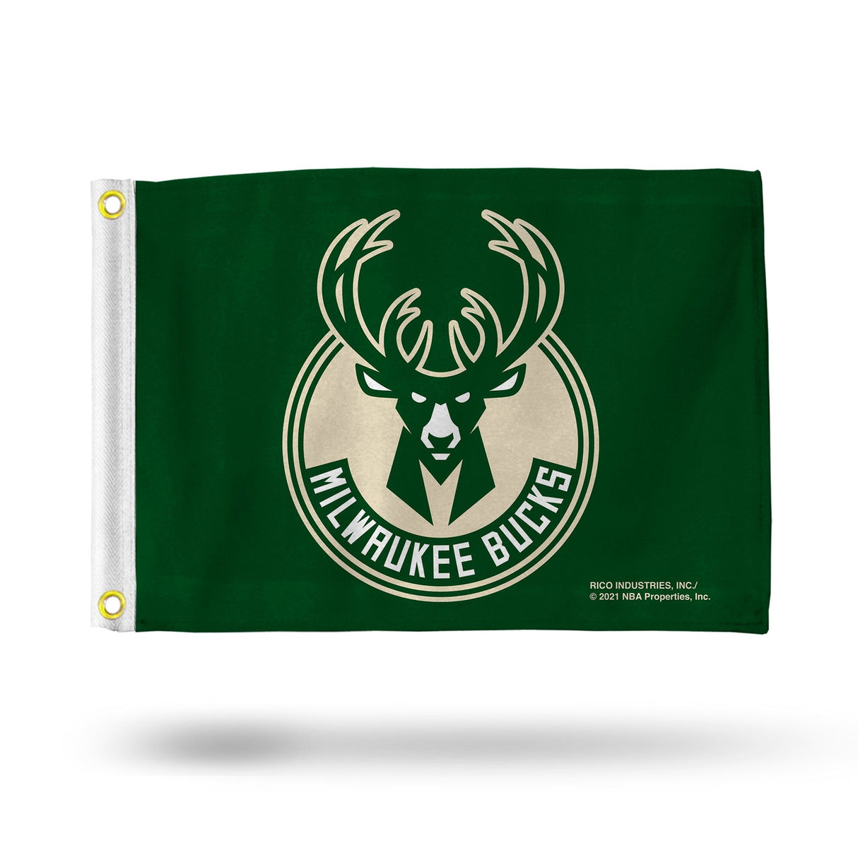 Rico Industries Milwaukee Bucks Striped Utility Flag 12x17 Fan Gear NBA Milwaukee Bucks
