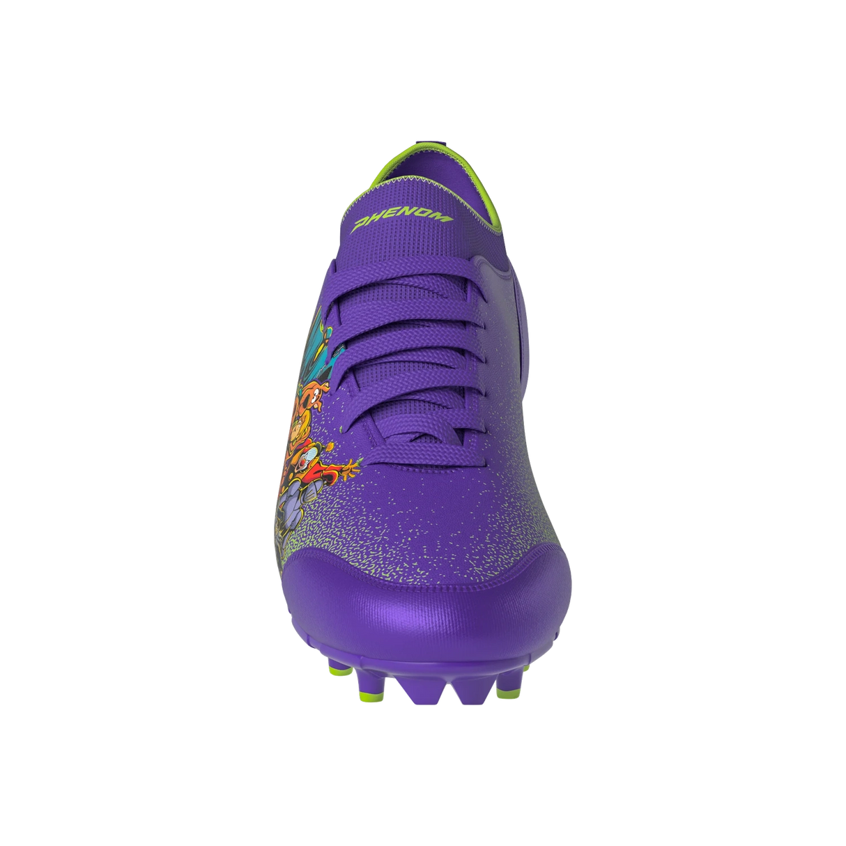Phenom Elite Youth Scooby-Doo 'Unmasked' Purple Velocity 3.0 Football Cleats Football Footwear Youth