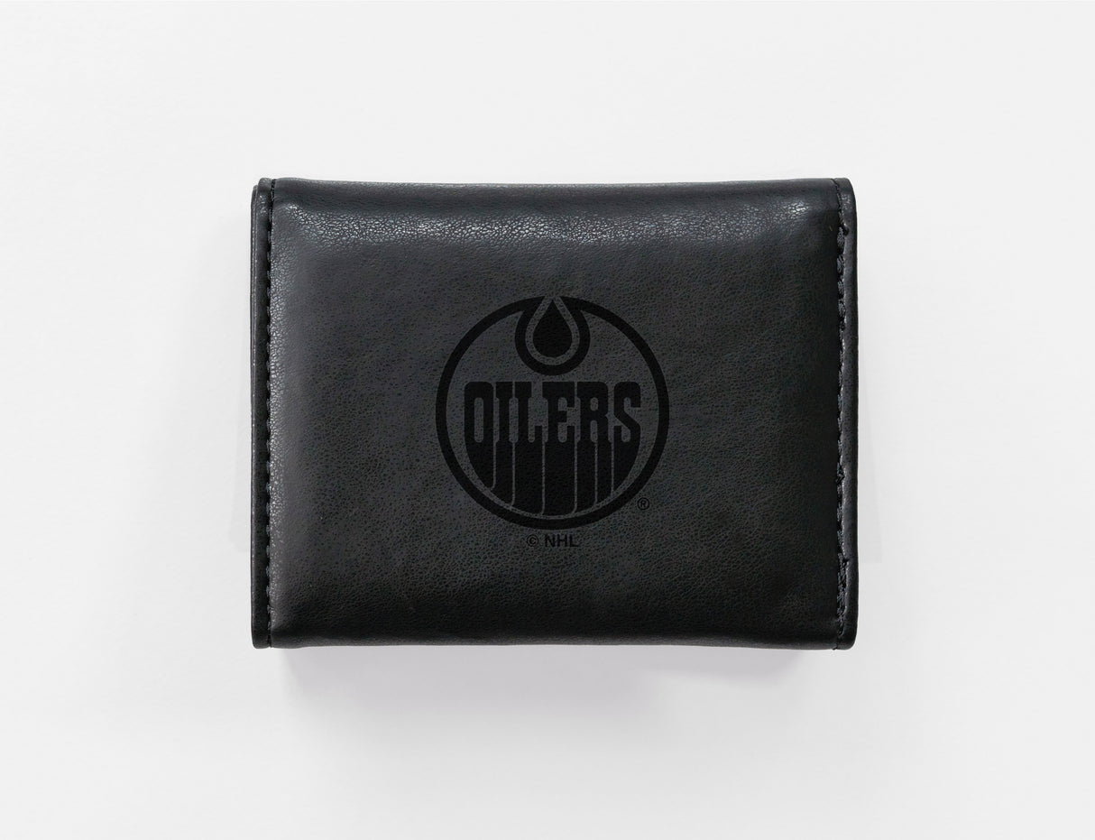 NHL Edmonton Oilers Laser Engraved Trifold Fan Gear NHL Edmonton Oilers