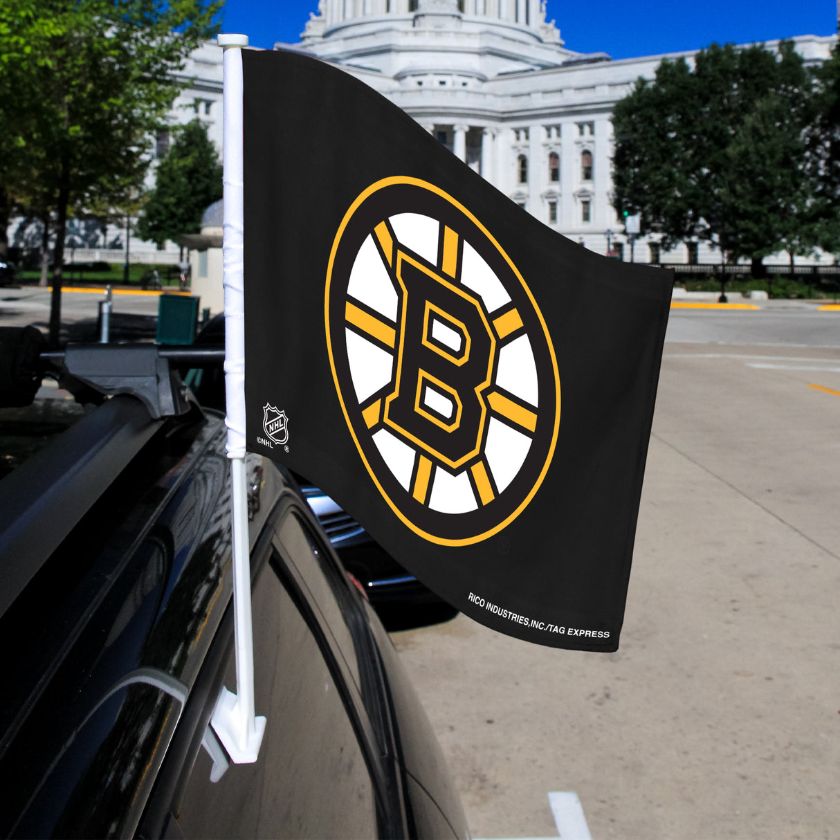 NHL Boston Bruins Car Flag Fan Gear NHL Boston Bruins