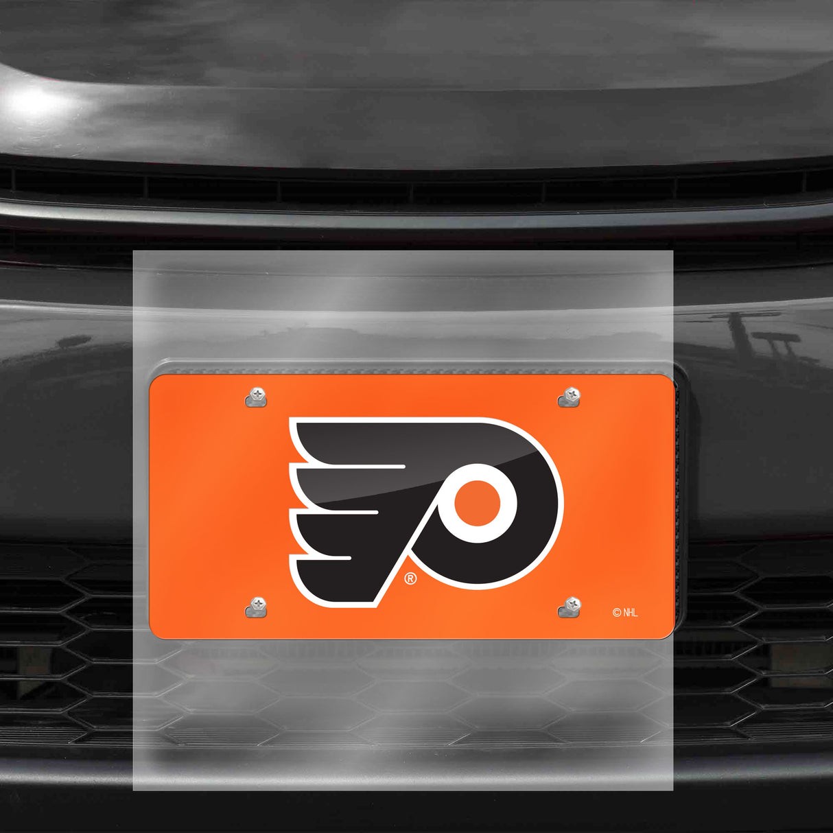 NHL Philadelphia Flyers Laser Cut Automobile Tag Fan Gear NHL Philadelphia Flyers