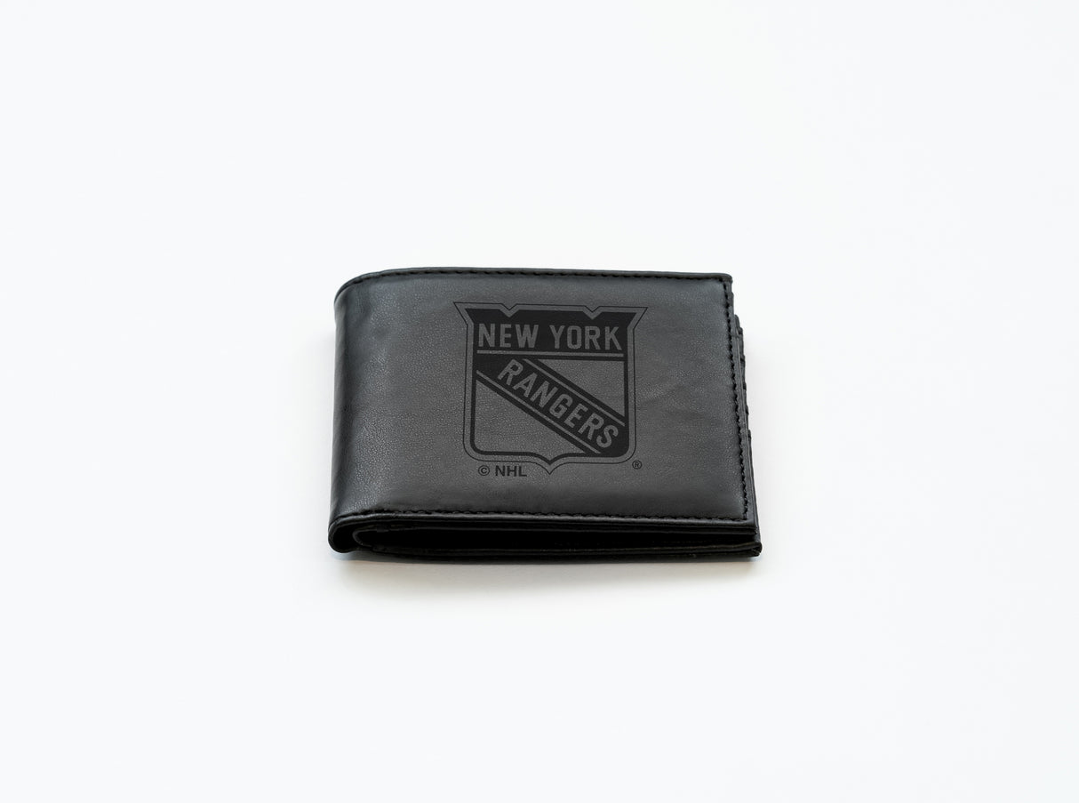 NHL New York Rangers Laser Engraved Billfold Fan Gear NHL New York Rangers